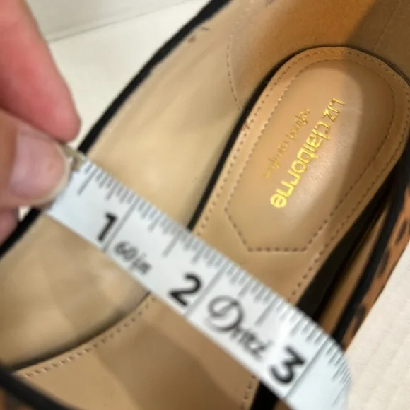 Liz Claiborne woman’s pointed toe slip on pumps 3” heel bow with tassel 6.5w - Picture 13 of 13